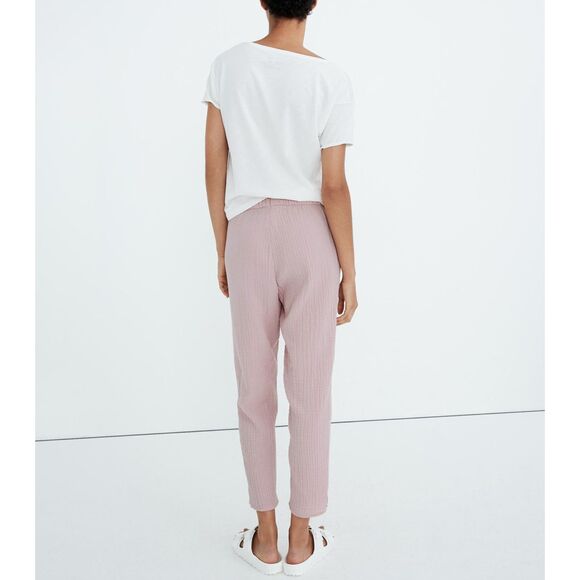Madewell Shorewalk Cover-Up Pants LINEN Dusty Pink Size Small - Picture 5 of 6